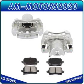 Am832aa146tor Amortors Front Brake Calipers And Ceramic Pads Fits 2004-2010 Chevrolet Malibu