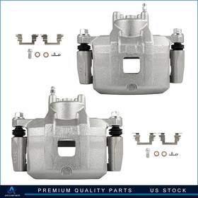 Am845526tor Amortors Front Pair Brake Calipers With Bracket For 2008-2015 Mitsubishi Lancer