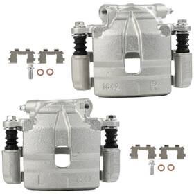Am845541tor Amortors Front Pair Brake Calipers With Bracket For 1996-1997 Geo Tracker L4 1.6l 4 Door