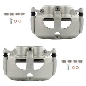 Am845668tor Amortors Rear Pair Brake Calipers With Bracket For 2009-2010 Dodge Ram 3500