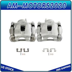Am845800tor Amortors Front Pair Brake Calipers With Bracket For 2005-2010 Scion Tc L4 2.4l