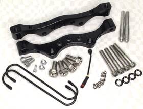 Apkonnect Apk-a1.390.k-m Apk 03-09 Mercedes E/cls/sl 55 63 Aluminum 390mm Amg Front Caliper Bracket Kit