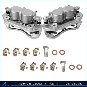 Aup83493701s Asucarparts Pair Front Brake Caliper With Bracket For 2006 2007 2008 2009 Mitsubishi Raider