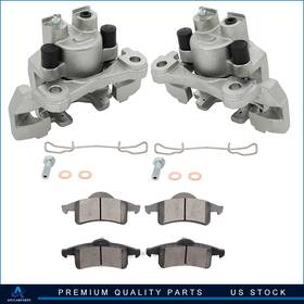 Aup83927201s Asucarparts Rear Brake Caliper With Bracket And Ceramic Pads For Jeep Grand Cherokee 1999-2004