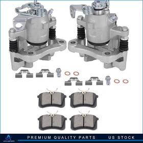 Aup83927901s Asucarparts Rear Brake Caliper Ceramic Pads For 2000-2006 Audi Tt Quattro 2000-2009 Vw Jetta