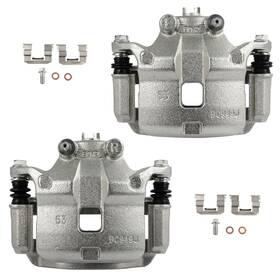 Aup84557601s Asucarparts Front Pair Brake Calipers For 00-06 Nissan Sentra Exc 2.5l L4 Models With Bracket