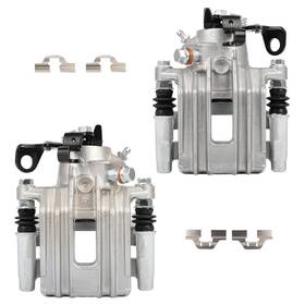 Aup84565501s Asucarparts Rear Pair Brake Calipers For 2000 01 02 03 04 05 2006 Audi Tt With Bracket