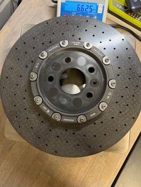 420.615.302.g Audi Like New 2010 2011 2012 2013 2014 2015 R8 Carbon Ceramic Rotor - Right