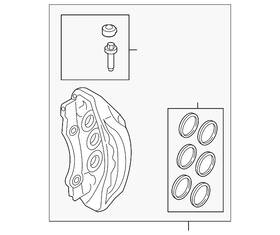 4m0-615-108-bt Audi Genuine Caliper