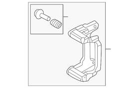 4m8-615-425-qc8 Audi Genuine Caliper Mount