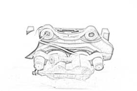536-50492r Audi Passenger Front Brake Caliper 340mm 13.38 Inch Rotor Fits 2008-2015 Tt 8j Oem