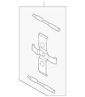 Audi 8j0-698-269 Genuine Mount Kit