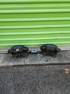 8k0615124g Audi 2009-2016 B8 B8.5 A4 S4 Front Disc Brake Caliper Black Set Of 2 Oem