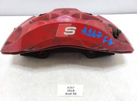 8w0615106cr Audi 18-23 Oem A5 S4 S5 Front Right Passenger Side Brake Caliper Red