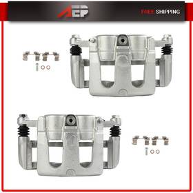 E845488ne01 Auto Engineparts Front Pair Brake Calipers With Bracket For Ford Explorer 2006-10 Sport Trac 07-10