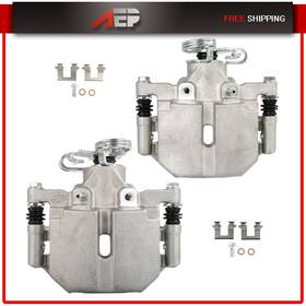 E845747ne01 Auto Engineparts Rear Disc Brake Calipers With Bracket Set For 2006-2011 Buick Lucerne Cadillac Dts