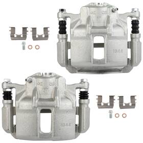 A84556101dp Autodayplu Front Pair Brake Calipers With Bracket For 03-04 Honda Accord V6 3.0l Auto Trans