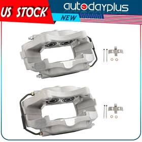 A84568001dp Autodayplu Pair Rear Brake Calipers With Bracke For Chrysler 300 Dodge Challenger Charger