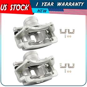 A84580101pd Autodayplu Pair Front Brake Calipers With Bracket For 2011-2015 Kia Optima L4 2.0l