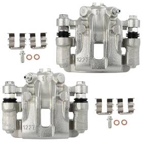 Aut84551201s Autodealsparts Rear Brake Calipers With Bracket Pair For 2009 - 2012 Hyundai Elantra Hatchback