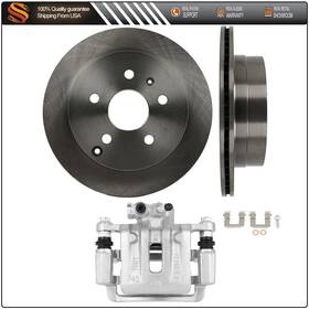 Aut84838401s Autodealsparts For 10-17 Gmc Terrain Chevrolet Equinox Rear Left Dics Brake Caliper And Rotors