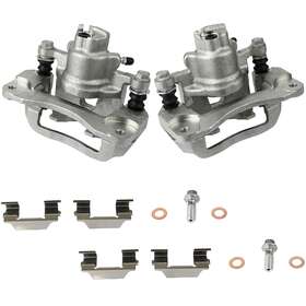 Z83495301g Autodetone Rear Brake Caliper With Bracket Passenger Driver Pair 2 For Subaru Baja 2003-06