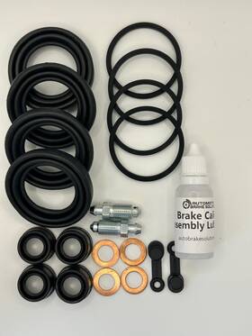 41235 Automotive Brake Solutions 1997-2013 Corvette Front Caliper Rebuild Kit For 2 Piston Calipers