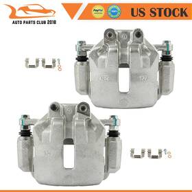 Autopartsclub2018 Ap845cl753ar Set Of 2 Front Brake Calipers With Bracket For 2012 - 2016 Buick Lacrosse 2.4l