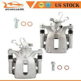 Autopartsclub2018 Ap845cl809ar Set Of 2 Rear Brake Calipers With Bracket For 2015-2020 Volkswagen Golf Hatchback