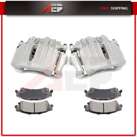 Ap83224801y Autopuppy Rear Brake Calipers Ceramic Pads Kits For 2001-2007 Chevrolet Silverado 1500