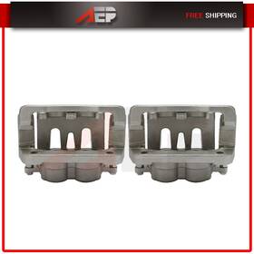Ap84064301y Autopuppy 2 Rear Brake Calipers With Bracket Kit For 2005-2007 Ford F-350 Super Duty