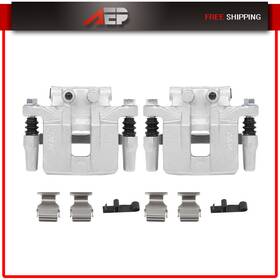 Au842245py01 Autopuppy Rear Left Right Brake Calipers With Bracket 2pcs For 2007-2010 Chrysler Sebring