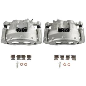 Aus84547401s Autosparepartstore Front Brake Calipers With Bracket Kit Pair For 2015-2019 Ford Transit-150 250 350