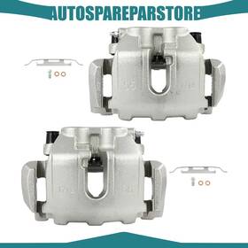 Aus84563601s Autosparepartstore Front Brake Calipers With Bracket Pair For 05-06 Mercedes-benz E500 V8 5.0l Awd