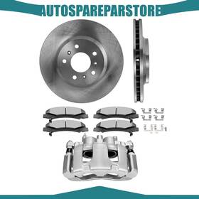 Aus84847501s Autosparepartstore Front Brake Right Calipers Rotors Ceramic Pads Kit For Chevy Impala Monte Carlo