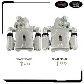 Am845628tor Autoutdoor Rear Lh Rh Brake Calipers With Bracket Set 2 For 2005-2009 Kia Spectra Spectra5
