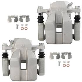 D84555401oor Autoutdoor Rear Left And Right Brake Calipers With Bracket Set 2 For 2012-2018 Toyota Rav4
