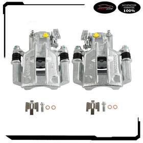 D84573601oor Autoutdoor Rear Brake Calipers With Bracket Set 2 For Ford Taurus Lincoln Continental V6