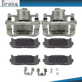 Br841ab734tr Bator Front Brake Calipers Ceramic Pads Kit For 2007-2012 2016-2018 Lexus Es350