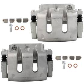 Bro845492tr Bator 2pcs Front Disc Brake Calipers With Bracket For 2005 - 2010 Ford Mustang