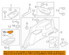 Bb5z7813586a Ford Oem Explorer Holder Mat Right