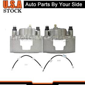 Motowldm241207129229 Bbb Industries Sunsong Front Driver And Passenger Side Calipers With Hoses Fits 2000 Chevrolet Tahoe