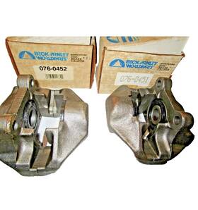 076-0451 Beck/arnley Mercedes W126 560sec 560sel 500 Sec 500sel Rear Brake Caliper Set Rare Nos