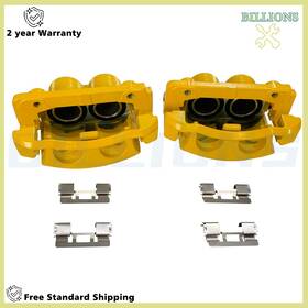 S4974ylw Billions Autoparts S4974 2pcs Front Disc Brake Calipers With Bracket For 05 - 08 Ford F-150 Lincoln Mark Lt