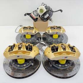 2284899 Bmw 15-20 F80 F82 F83 M3 M4 Carbon Ceramic Brake Set Calipers With Rotors Oem