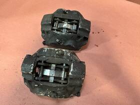 34111101843 Bmw M10 2002 2000 1802 1602 Ate Brake Caliper W Carrier Front Pair Oem 88k Miles