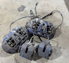 34117852967 Bmw 14-19 F85 F86 X5m X6m Front And Rear Blue Brembo Brake Calipers Set S63
