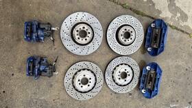 7991101 Bmw 2018-21 F90 M5 F91 F92 M8 Front Rear Brakes Calipers And Rotors Set Oem 178232