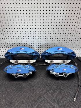 8091277 Bmw Custom Blue Oem F87 M2 Competition M Brake Calipers Brembo 6 Pistons