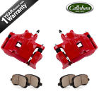 Bo818367623 Callahan Brake Parts Front Red Coated Calipers Ceramic Pads Lancer